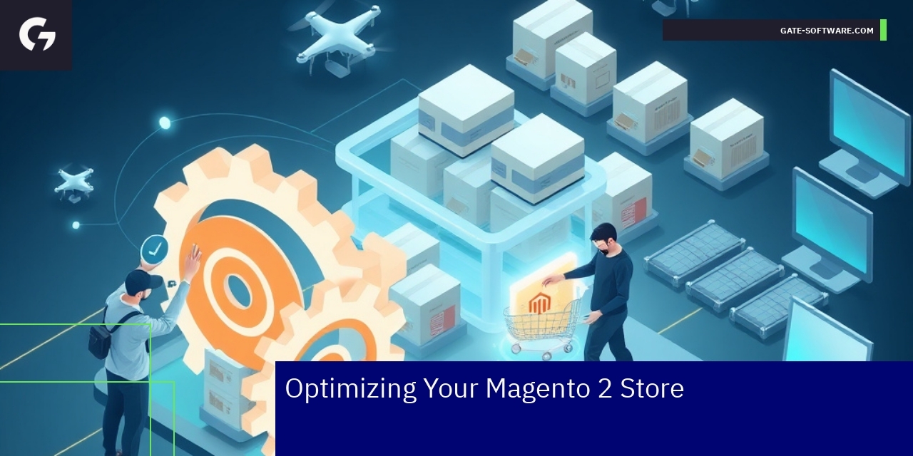 Diagram showing Magento 2 optimization techniques