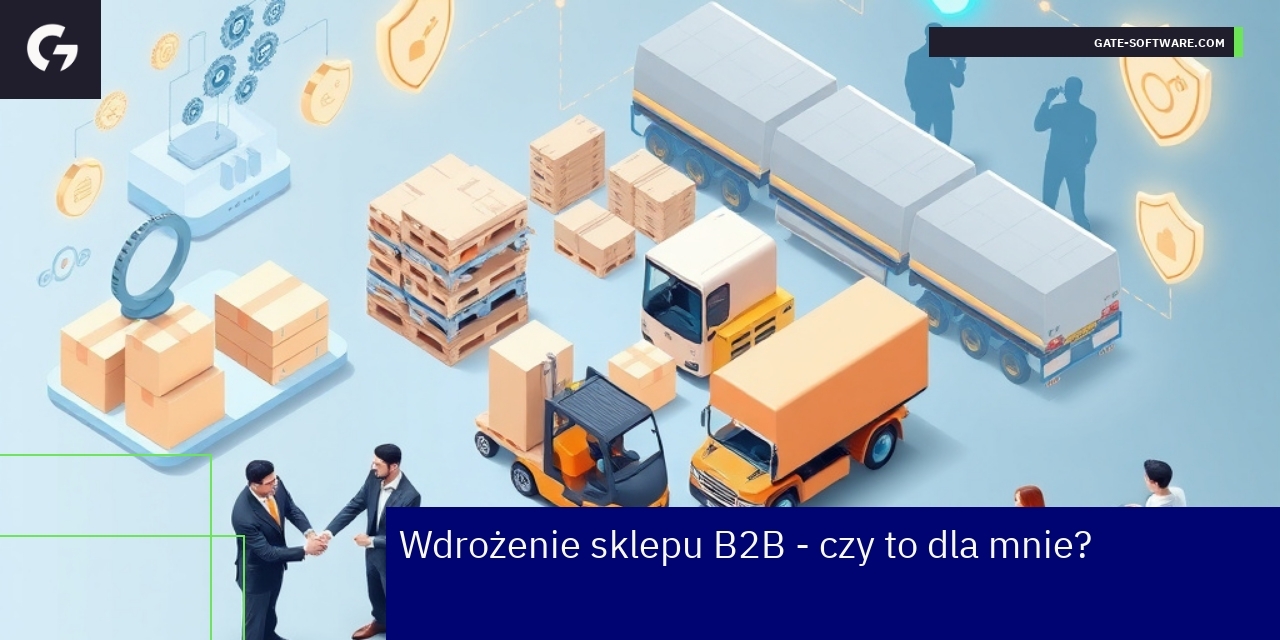 Schemat procesu wdrożenia sklepu B2B dla firm