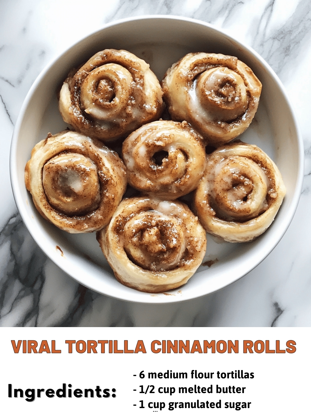 Viral Tortilla Cinnamon Rolls