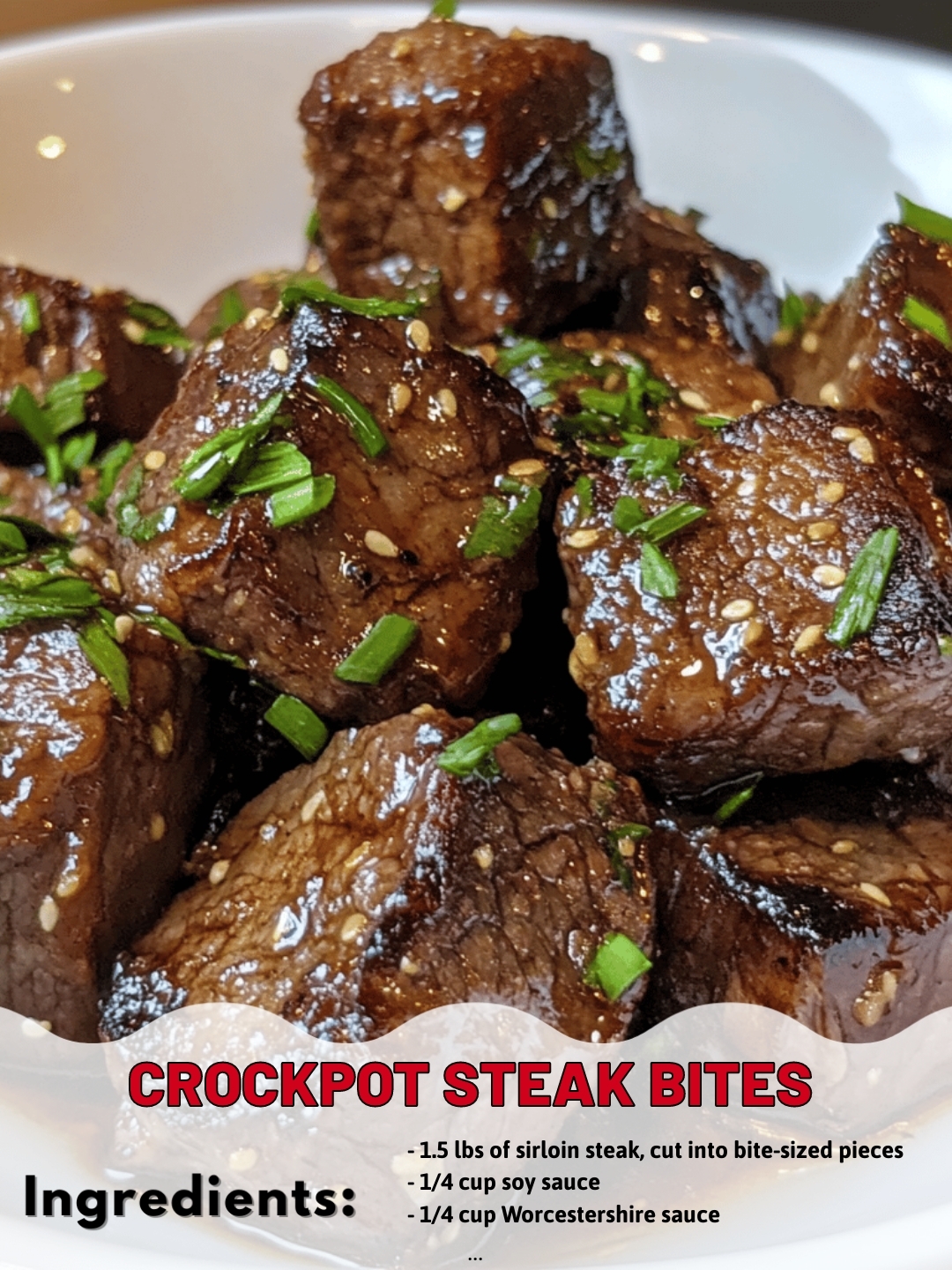 Crockpot Steak Bites