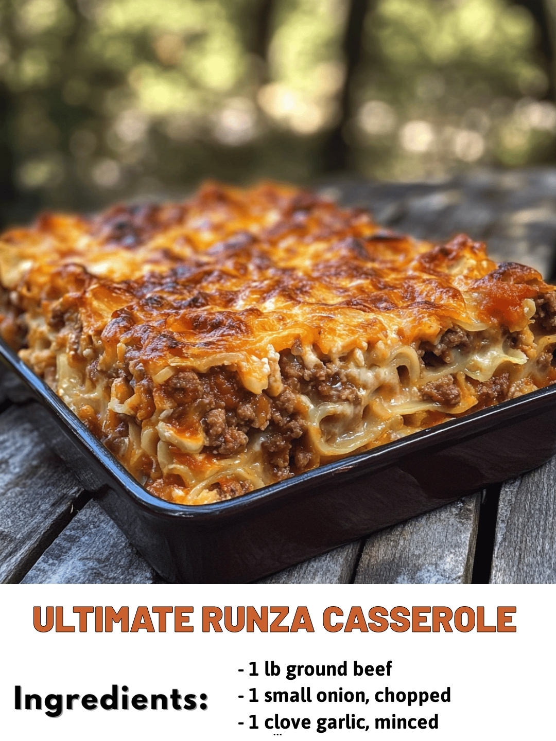 Ultimate Runza Casserole
