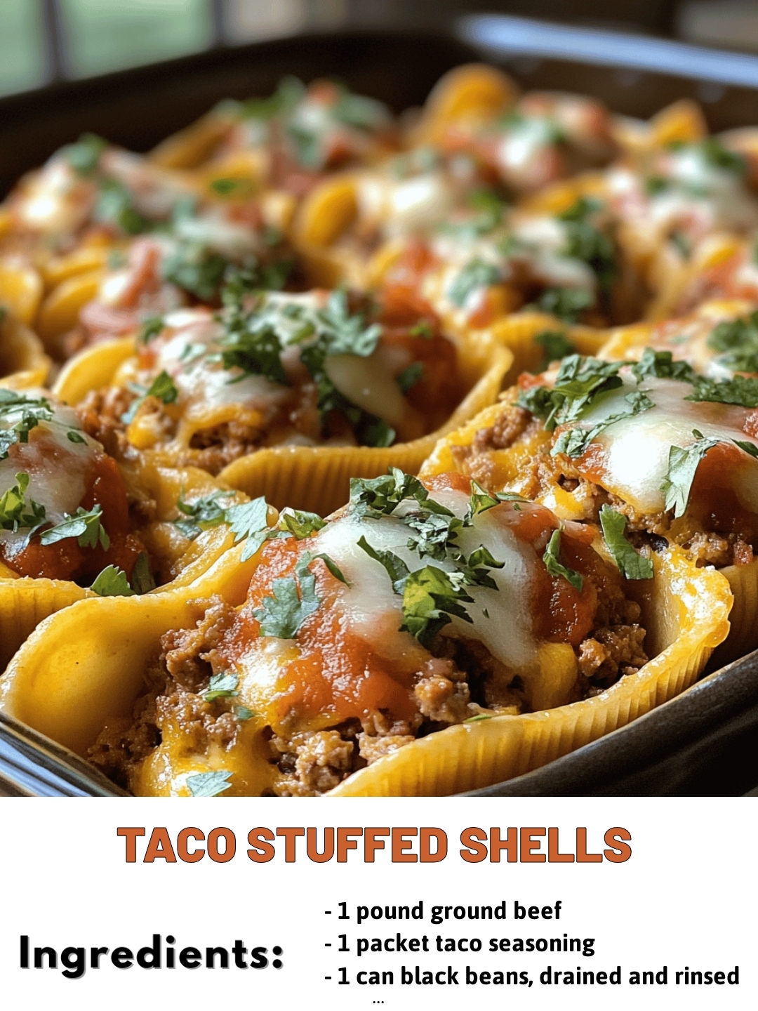 Taco Stuffed Shells