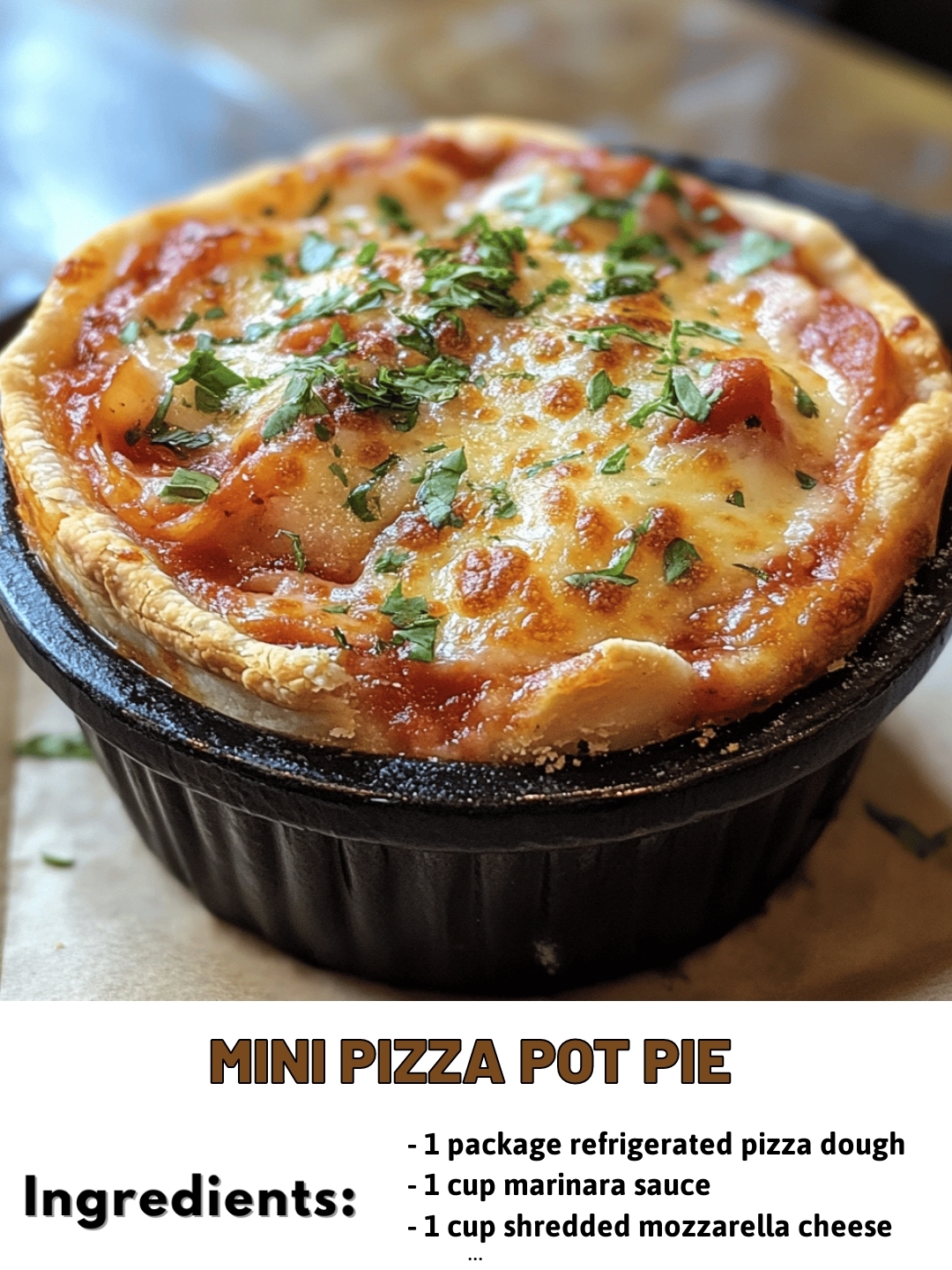 MINI PIZZA POT PIE