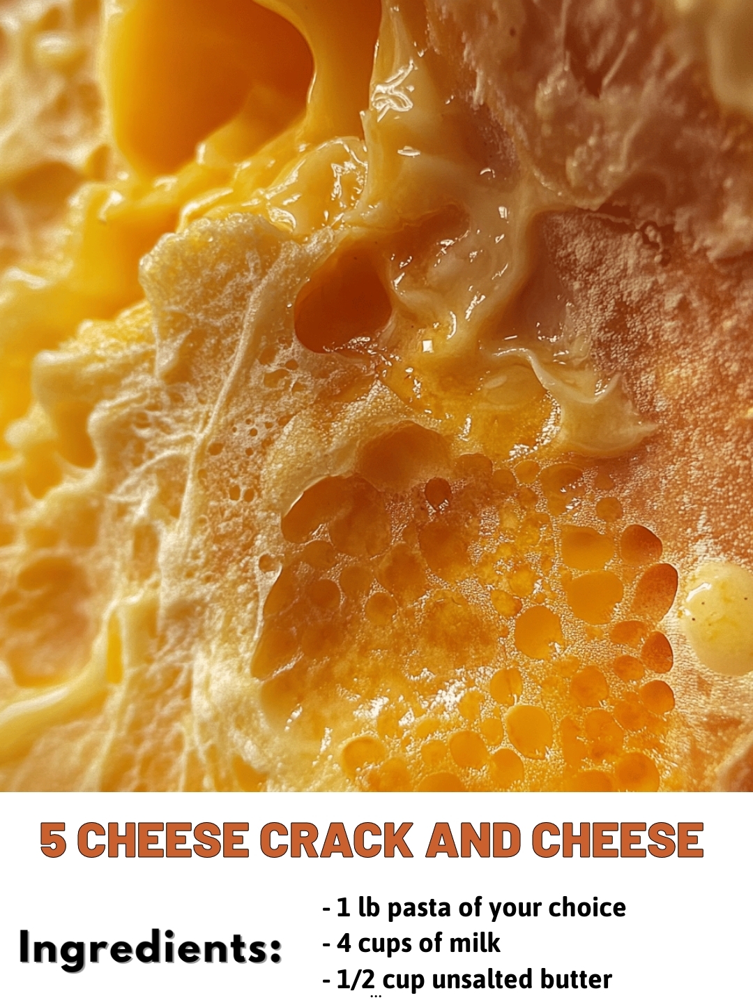 5 Cheese Crack and Cheese