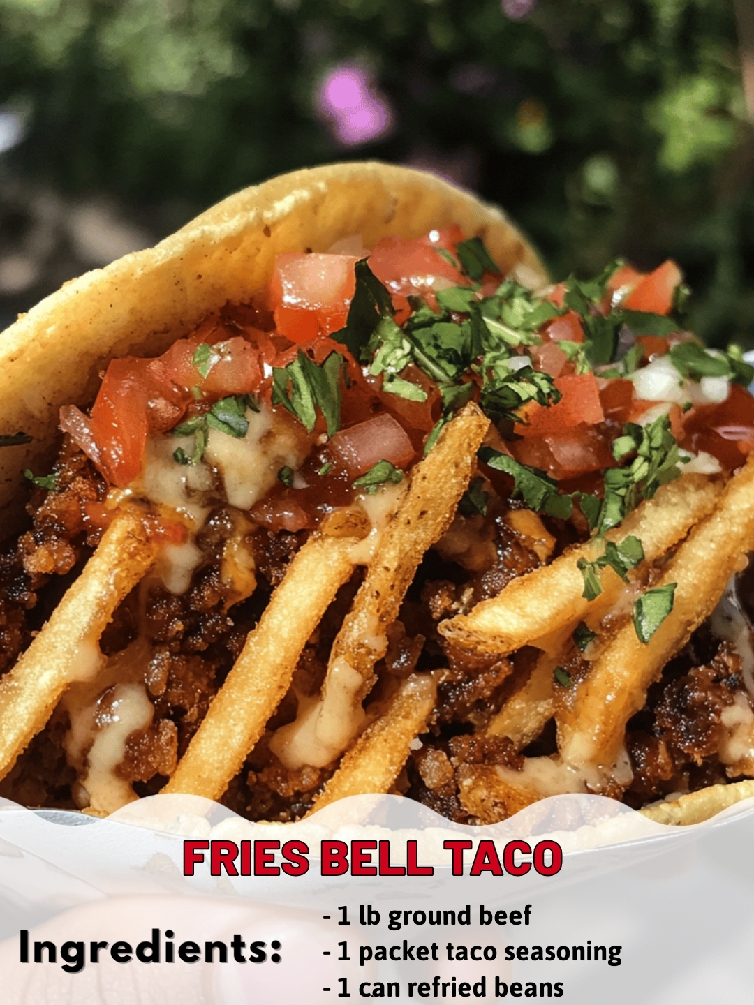 Fries bell taco