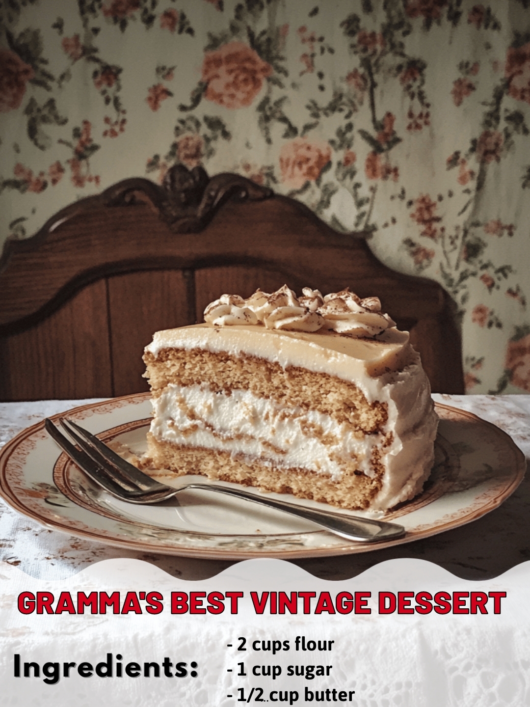 Gramma's Best Vintage Dessert