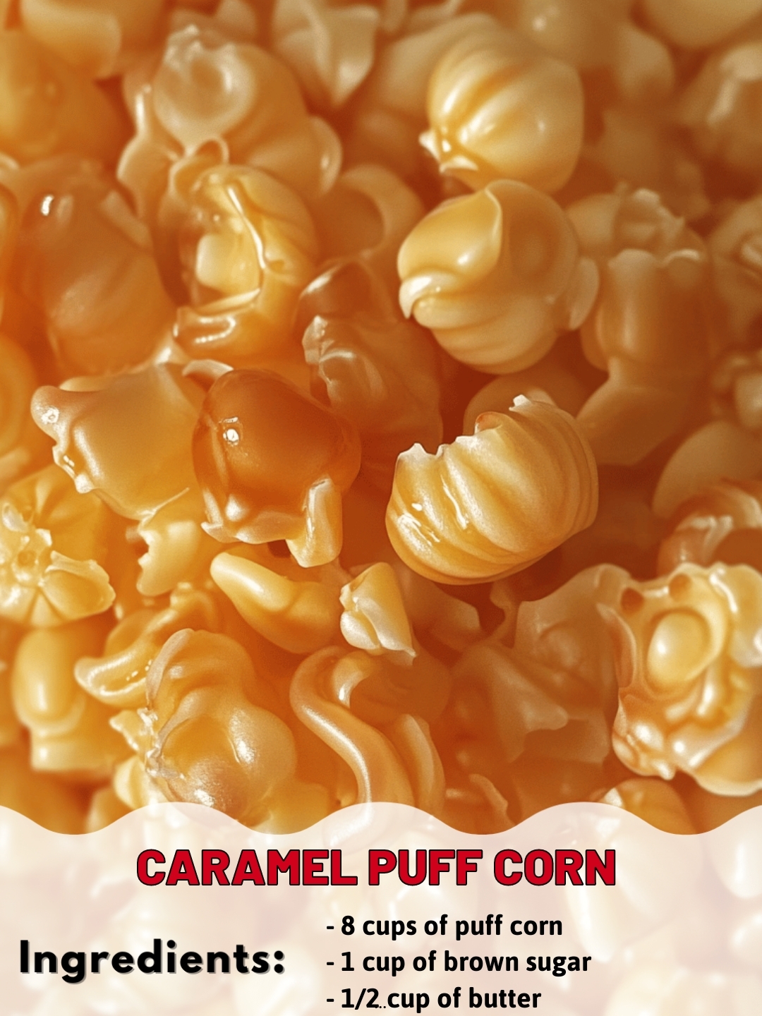 CARAMEL PUFF CORN