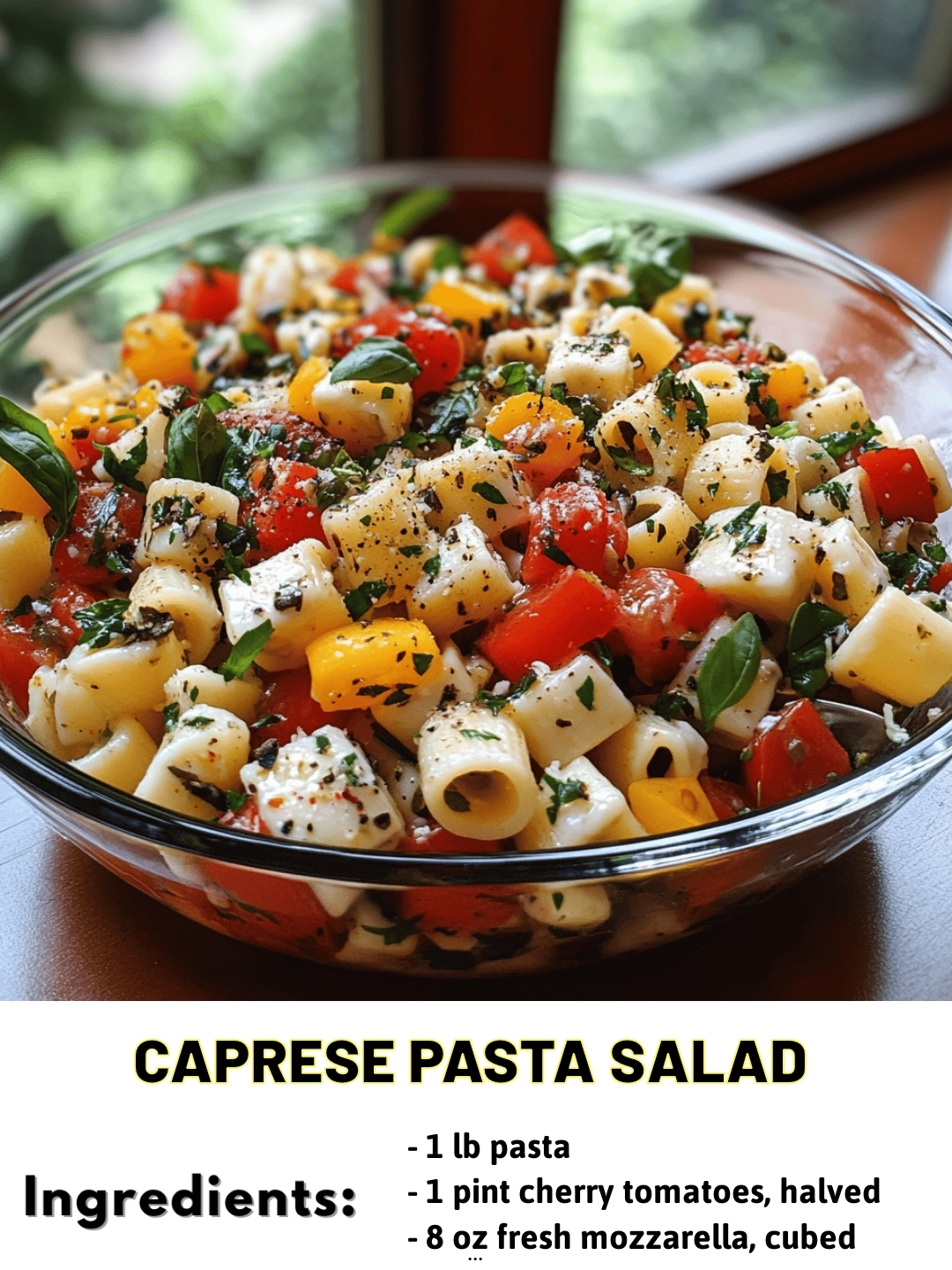 CAPRESE PASTA SALAD