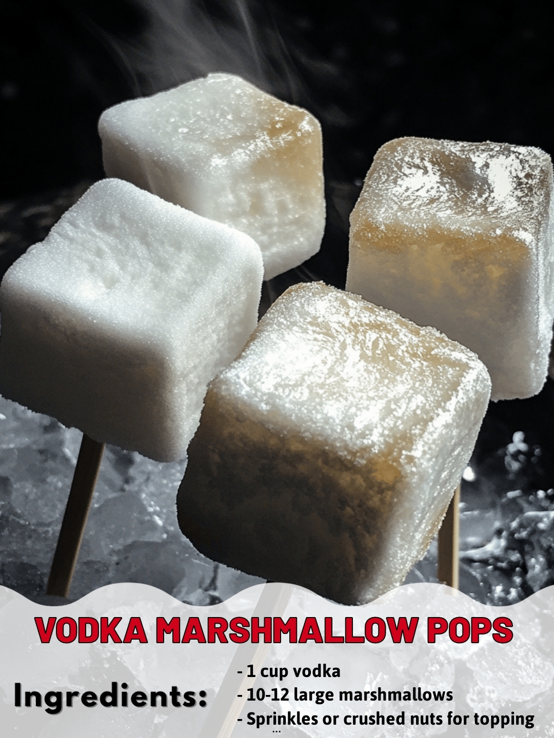 Vodka Marshmallow Pops