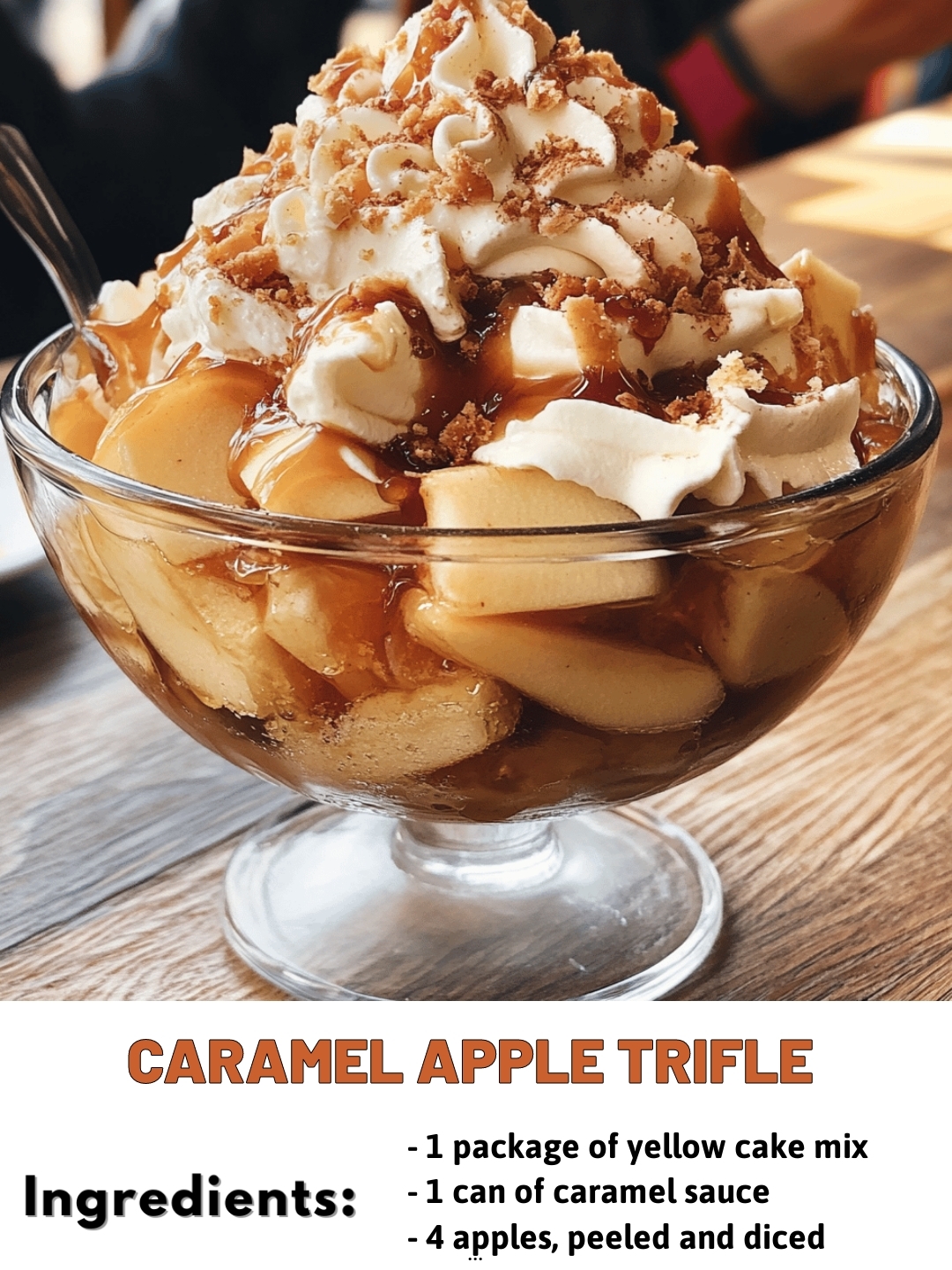 CARAMEL APPLE TRIFLE