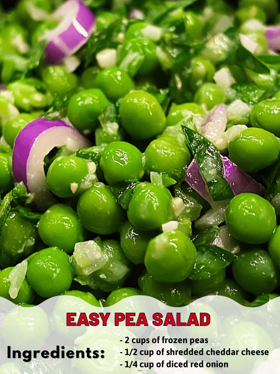 Easy Pea Salad 