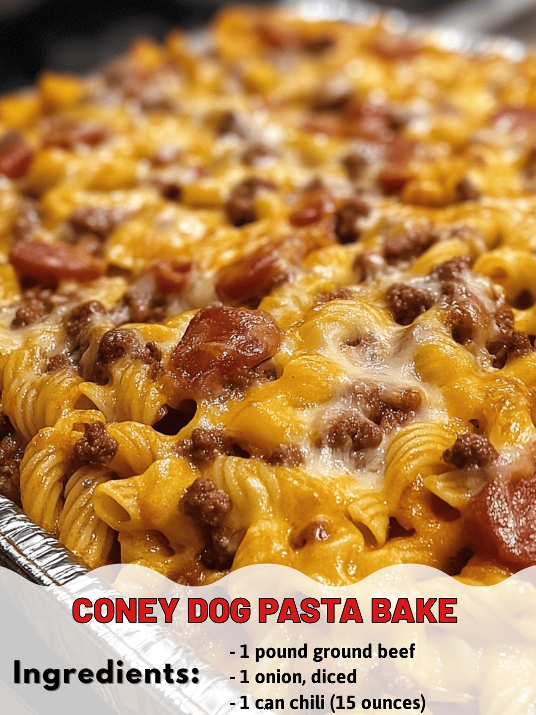 Coney Dog Pasta Bake