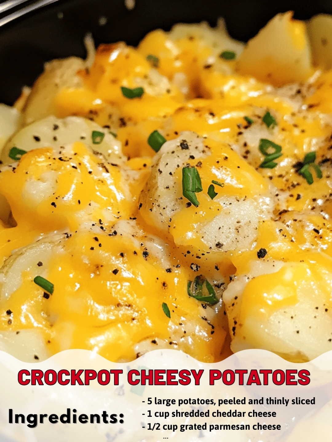 Crockpot Cheesy Potatoes