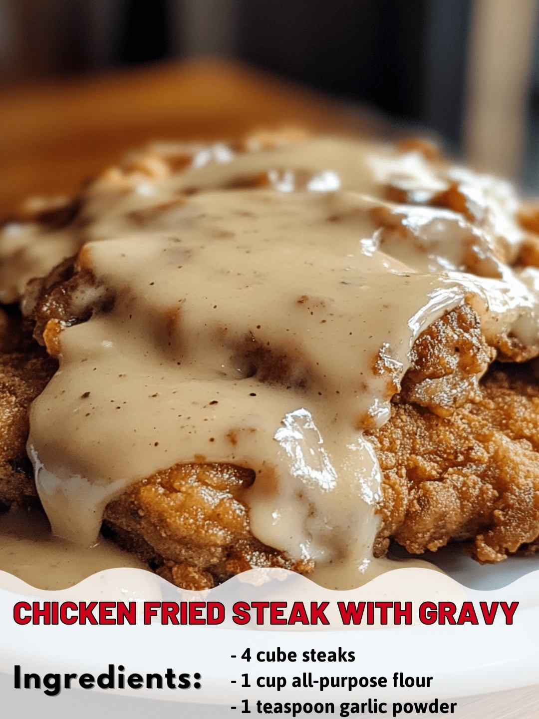 Chicken Fried Steak with Gravy
