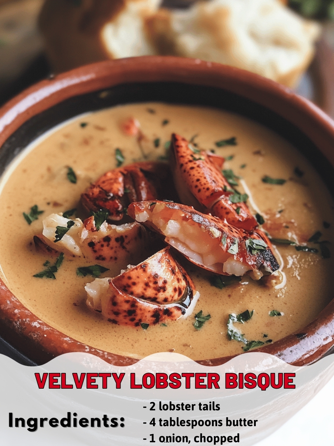 Velvety Lobster Bisque