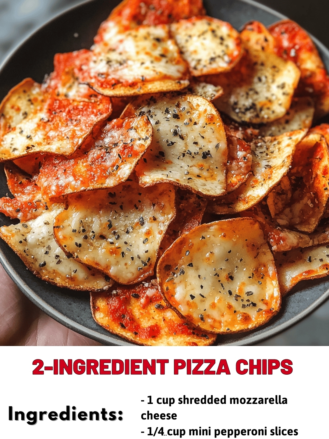 2-Ingredient Pizza Chips
