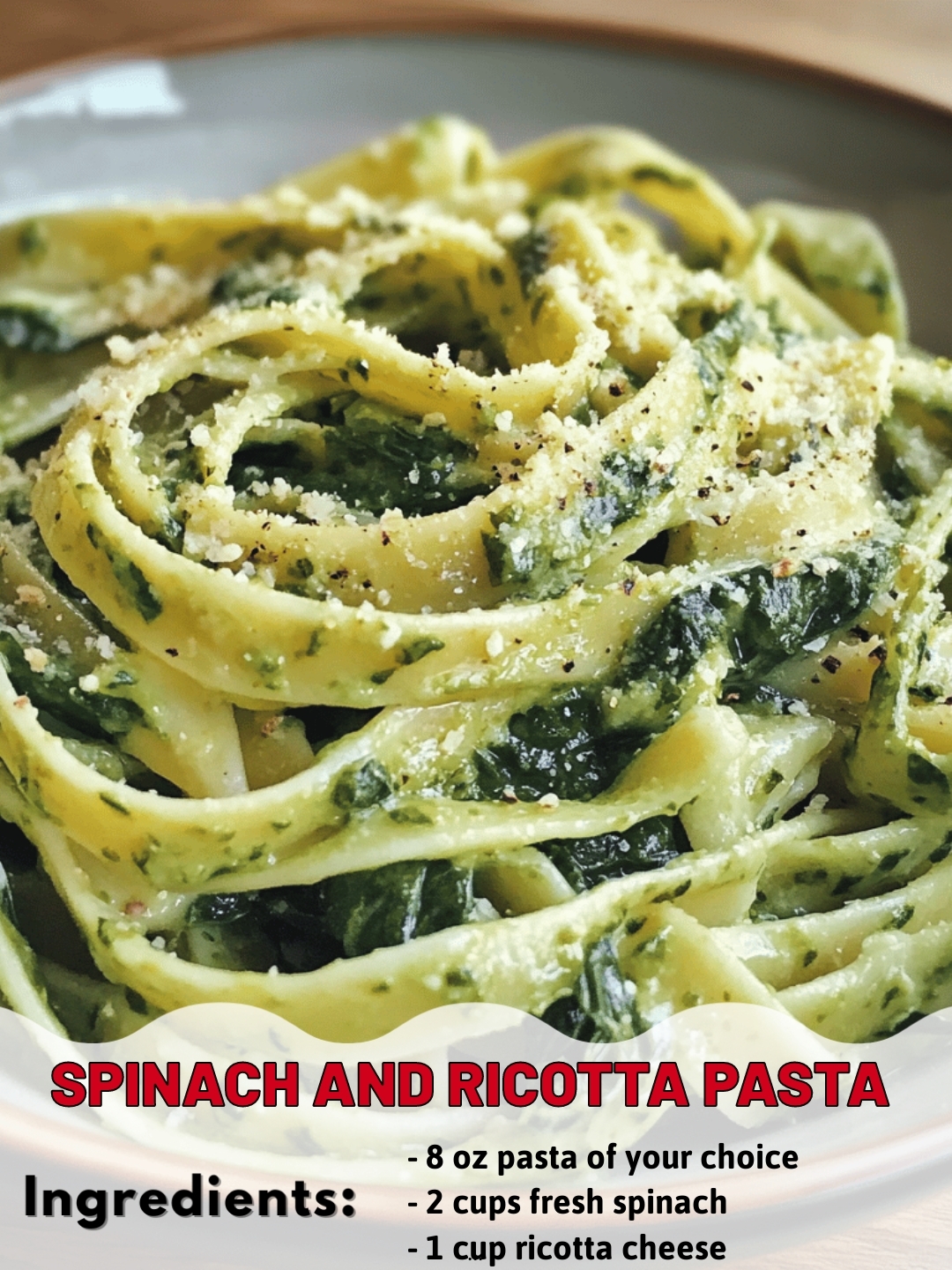 Spinach and Ricotta Pasta
