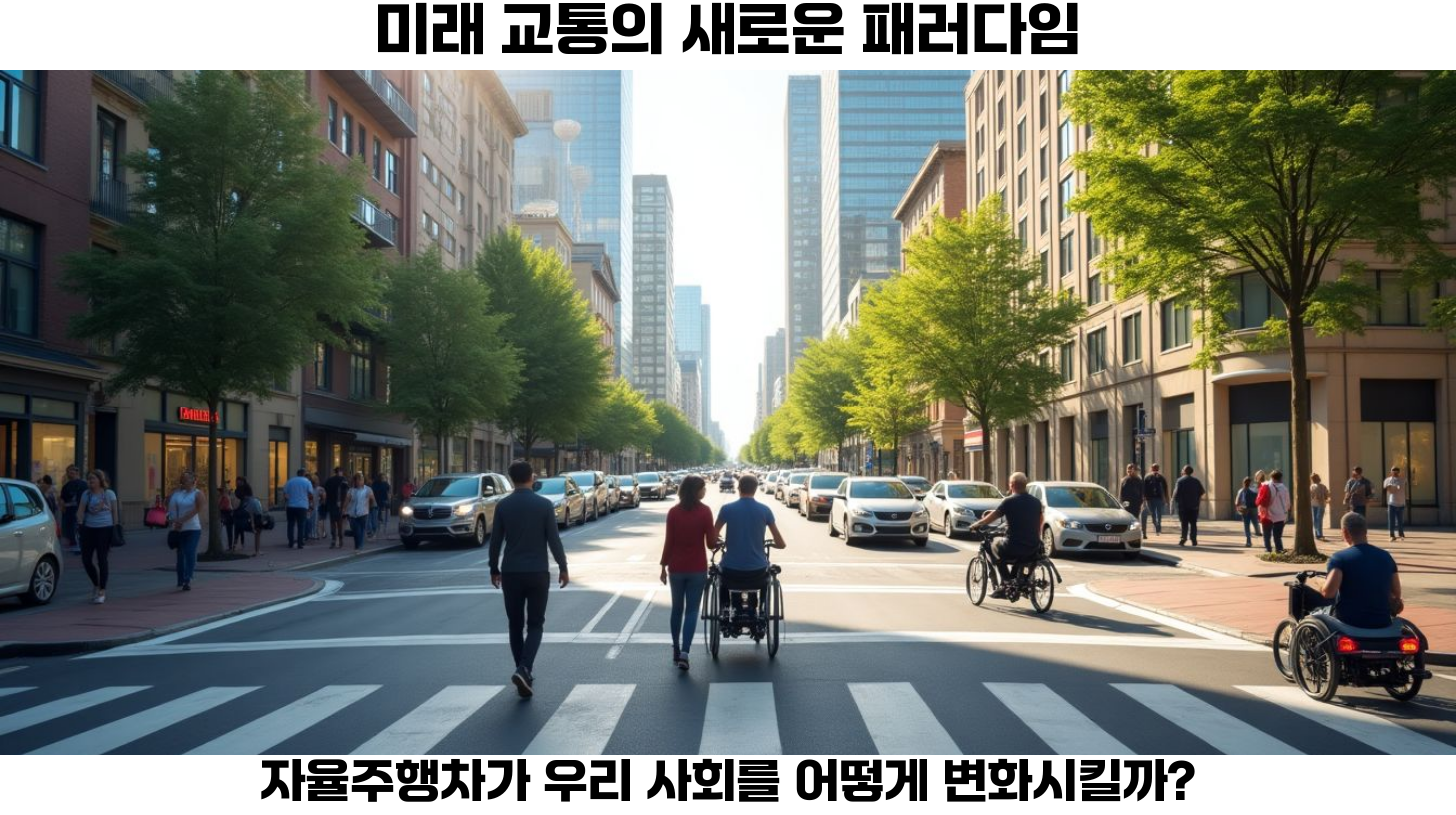 자율주행차의 미래: 무인 자동차가 바꿀 교통 혁신 5 미래의 자율주행차