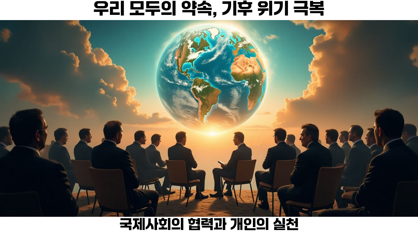 결론적으로 기후 변화는 우리 모두가 함께 해결해야 할 과제입니다