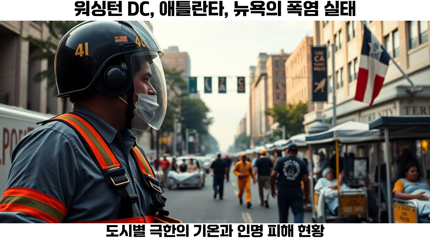 여름철 인명 피해 증가 이미지