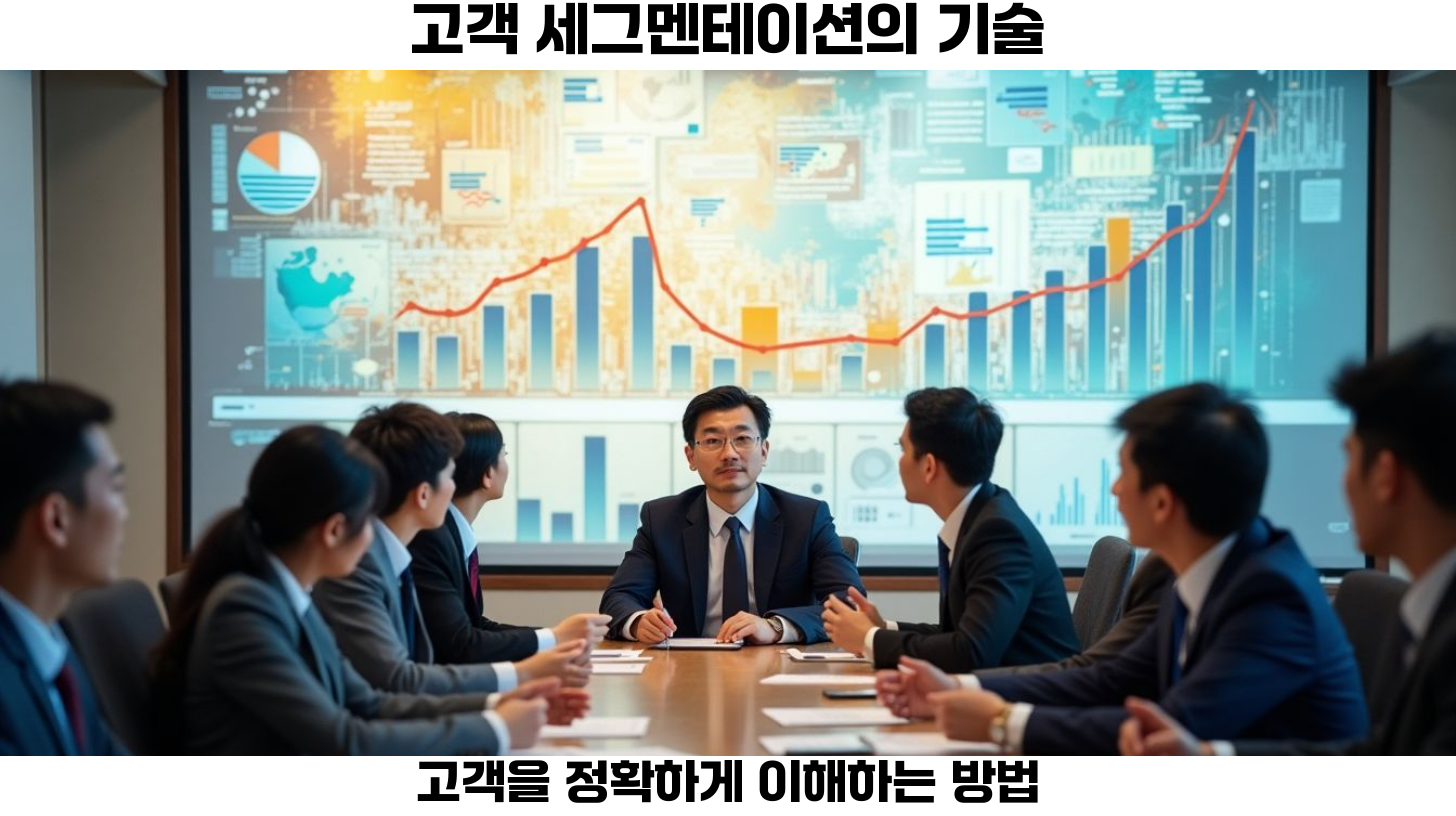대상 고객층 정의: 성공적인 비즈니스를 위한 첫걸음 3 두번째, 고객 세그멘테이션 및 타겟팅 전략
