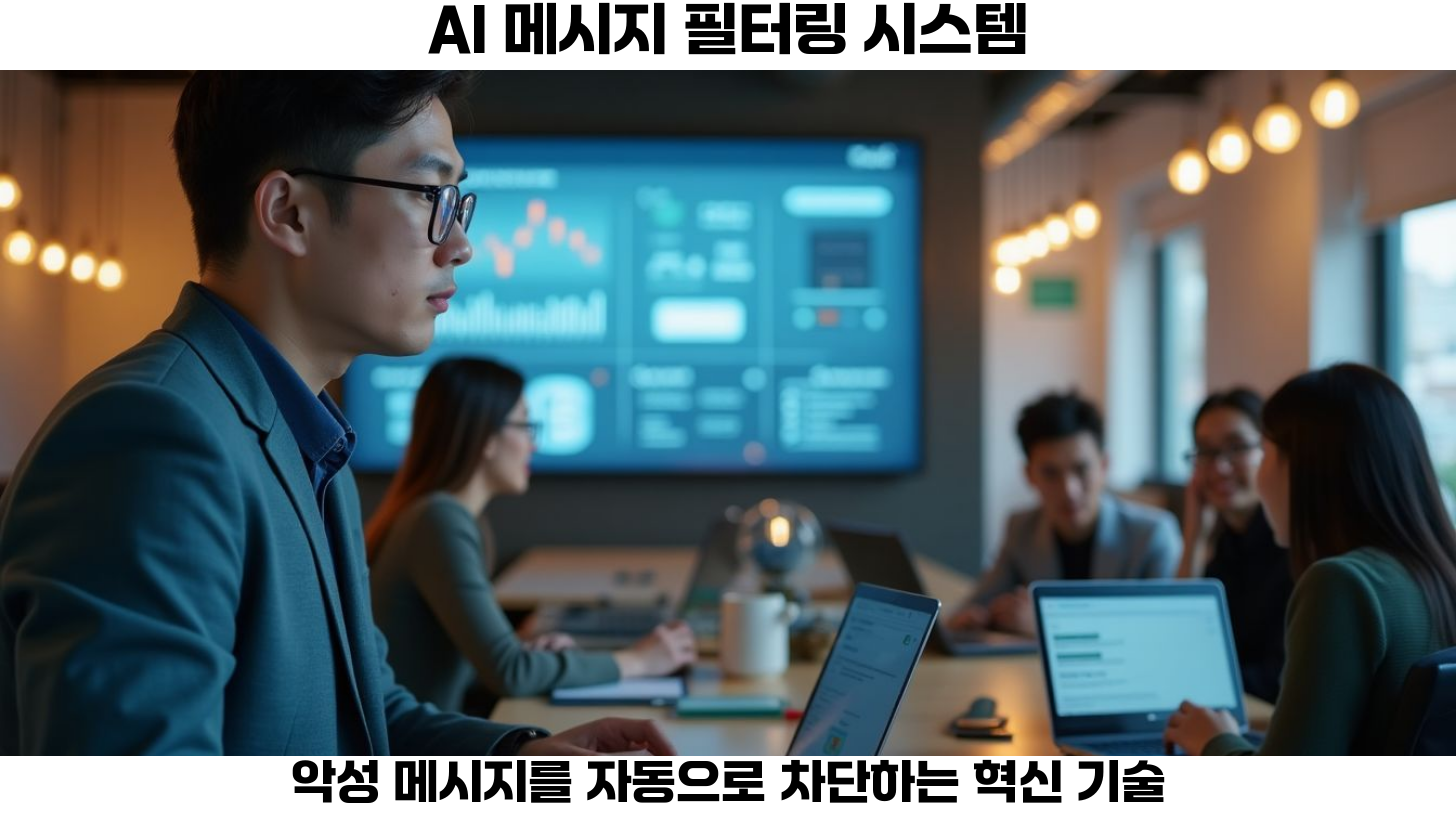 AI 필터링 기술은 사용자에게 안전망을 제공합니다.