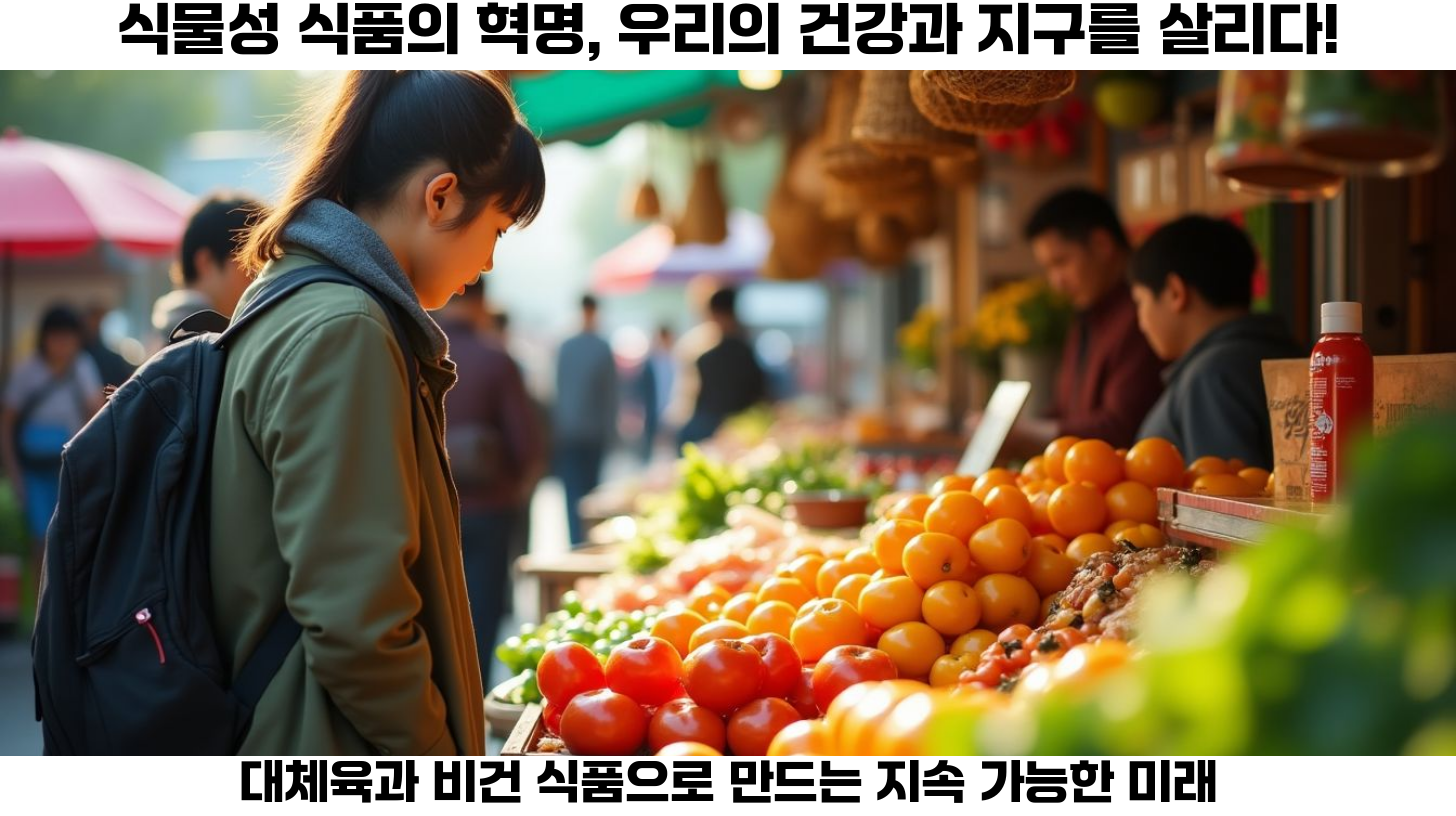 대체육과 비건 식품의 혁신: 식물성 식품으로 친환경 식단 즐기기 2 대체육과 비건 식품의 혁신