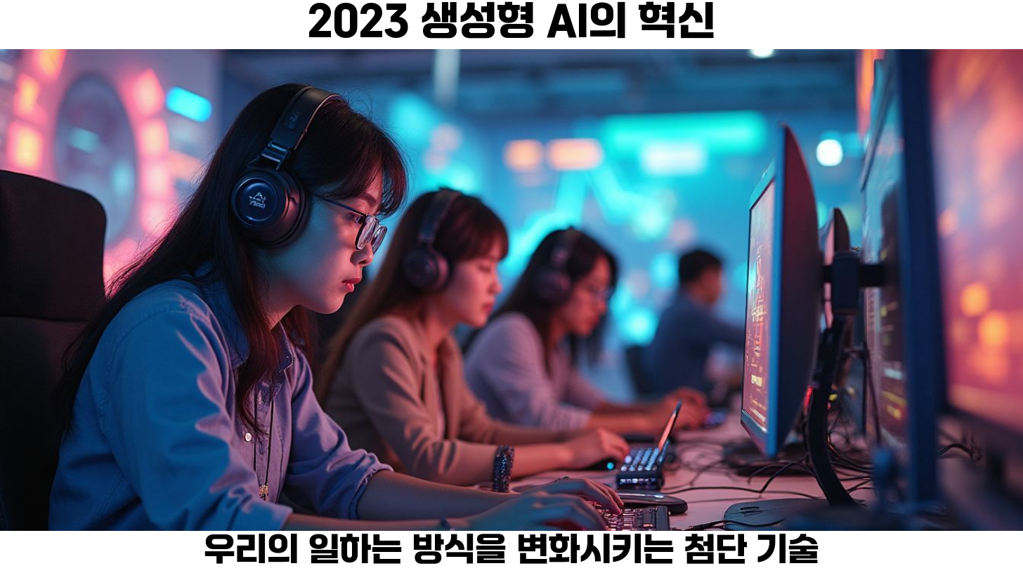 생성형 AI의 발전: 비즈니스에 미치는 영향