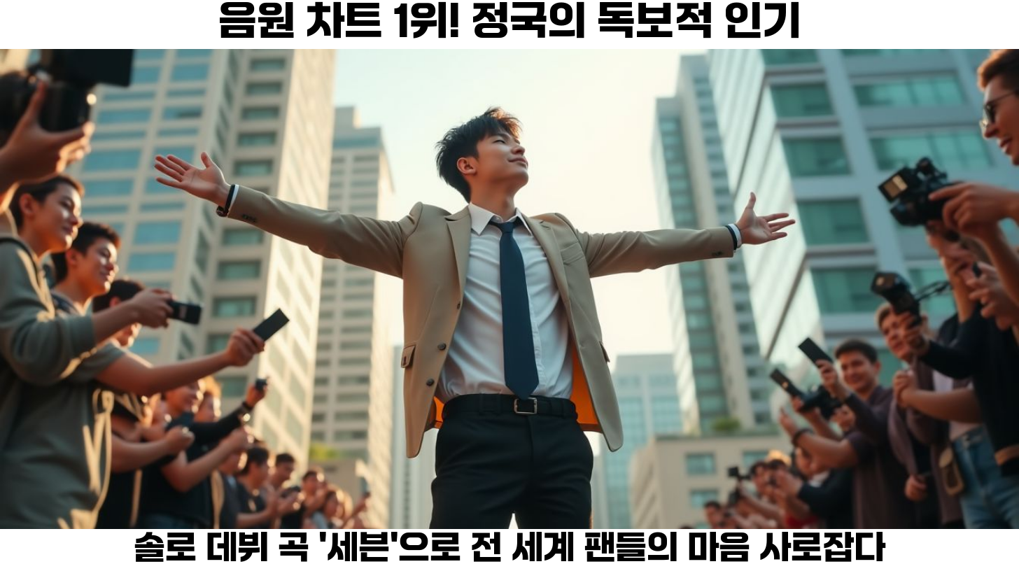 정국 세븐: BTS 멤버의 놀라운 솔로 데뷔와 음원 차트 정상 축하 4 팬들과의 소통, 정국의 라이브 공연 하이라이트