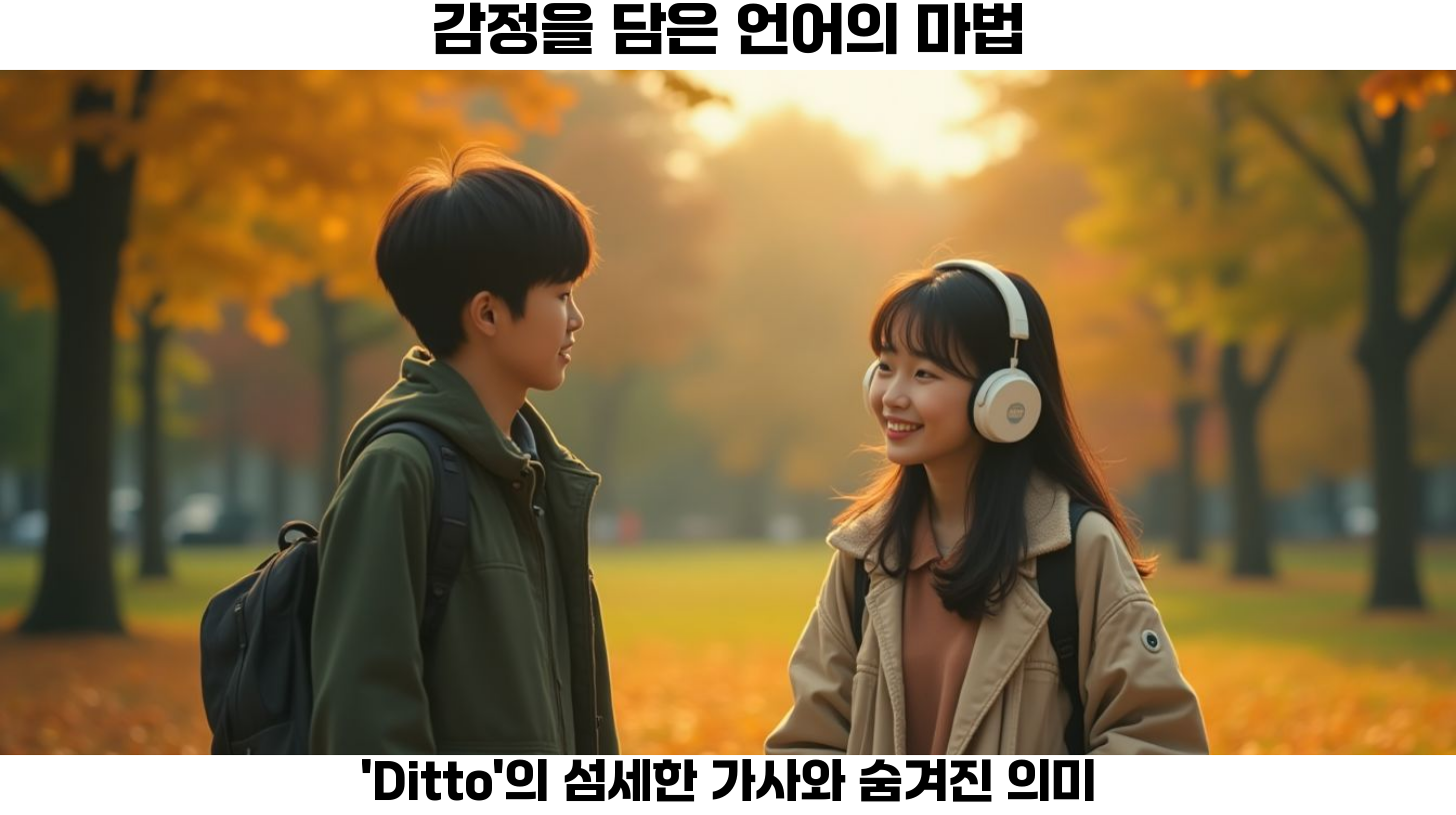 뉴진스의 Ditto 가사로 알아보는 그들의 메시지