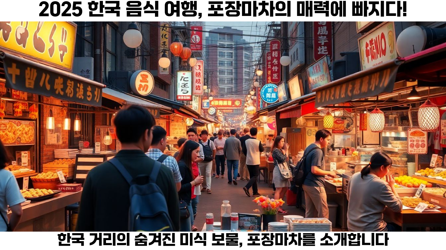 포장마차의 매력: 다양한 한국 음식