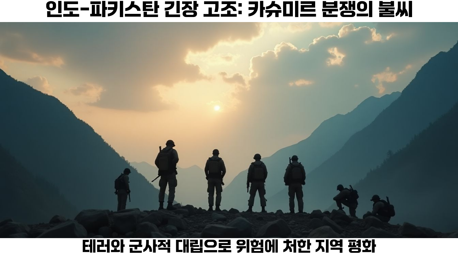 카슈미르 테러와 그로 인한 군사적 긴장