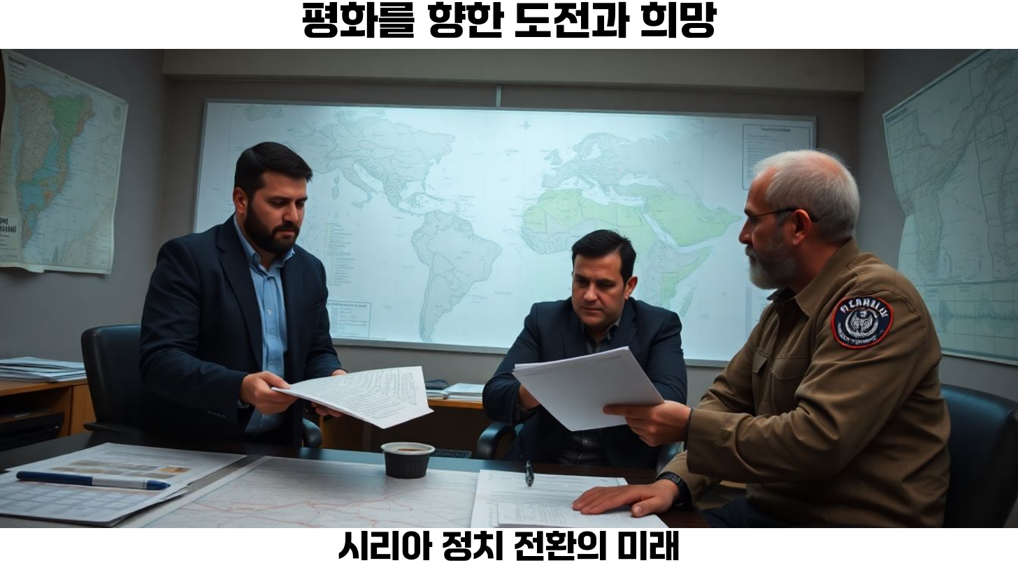 시리아 반군 수장, 유엔 특사와의 회담 통해 정치 전환의 새로운 길 모색 5 중동 분쟁 해결을 위한 국제 사회의 협력 방안