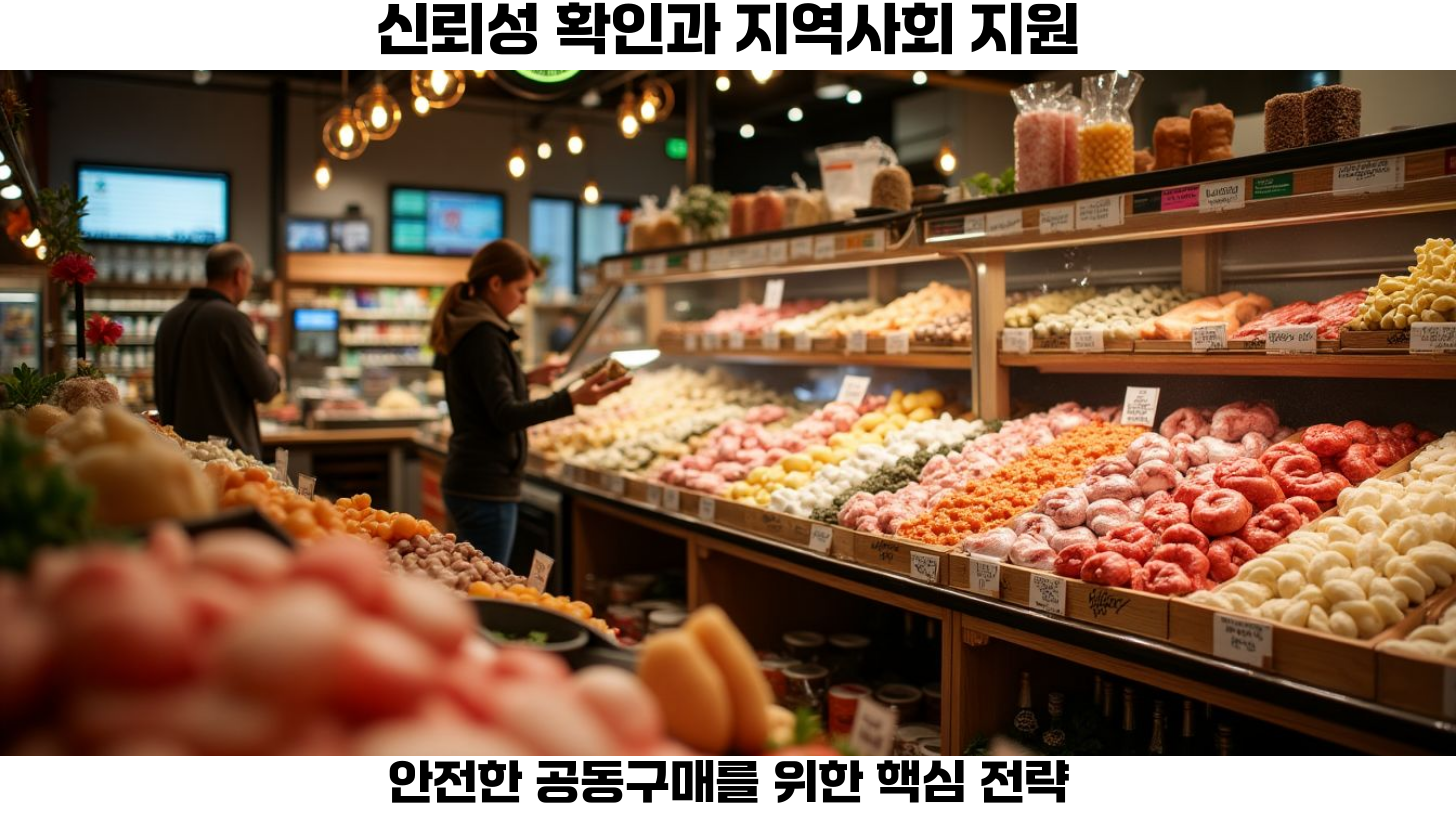 공동구매 실패 시, 알아두어야 할 대안 계획 9가지 4 지역사회 또는 단체의 지원