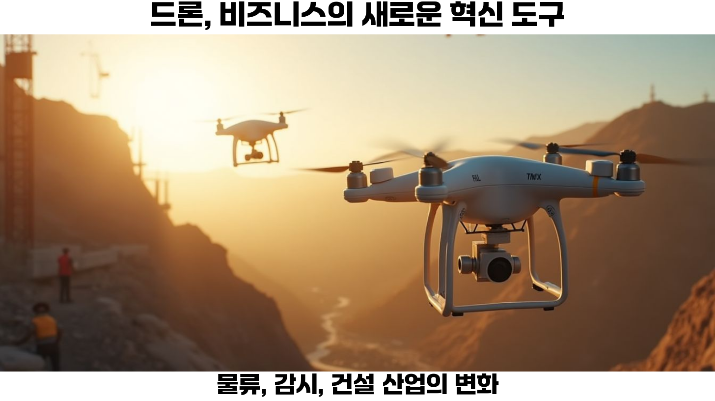 드론 기술의 혁신: 무인 항공기와 드론 배송의 미래 3 무인 항공기의 다양한 활용 분야와 이점