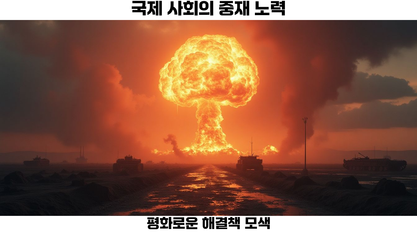 인도와 파키스탄 군사 긴장 고조: 전면전의 위험과 국제 사회의 반응 5 국제 사회의 역할