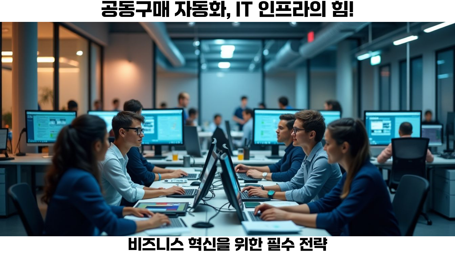 공동구매 자동화 도입 시 IT 인프라 요구 사항 완벽 가이드 2 첫번째 공동구매 자동화 도입은 현대 비즈니스 환경에서 점점 더 중요해지고 있습니다.