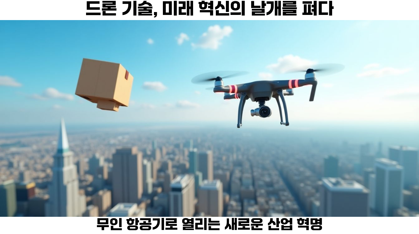 드론 기술의 혁신: 무인 항공기와 드론 배송의 미래 2 드론 기술의 발전과 산업 적용 사례