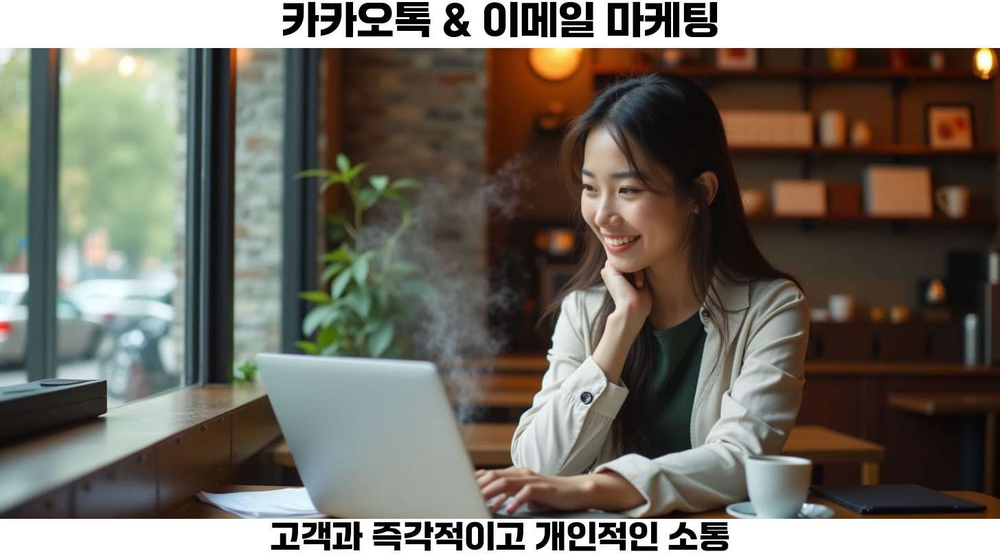 카카오톡과 SMS 마케팅은 고객과의 즉각적이고 직관적인 접촉을 가능하게 합니다.