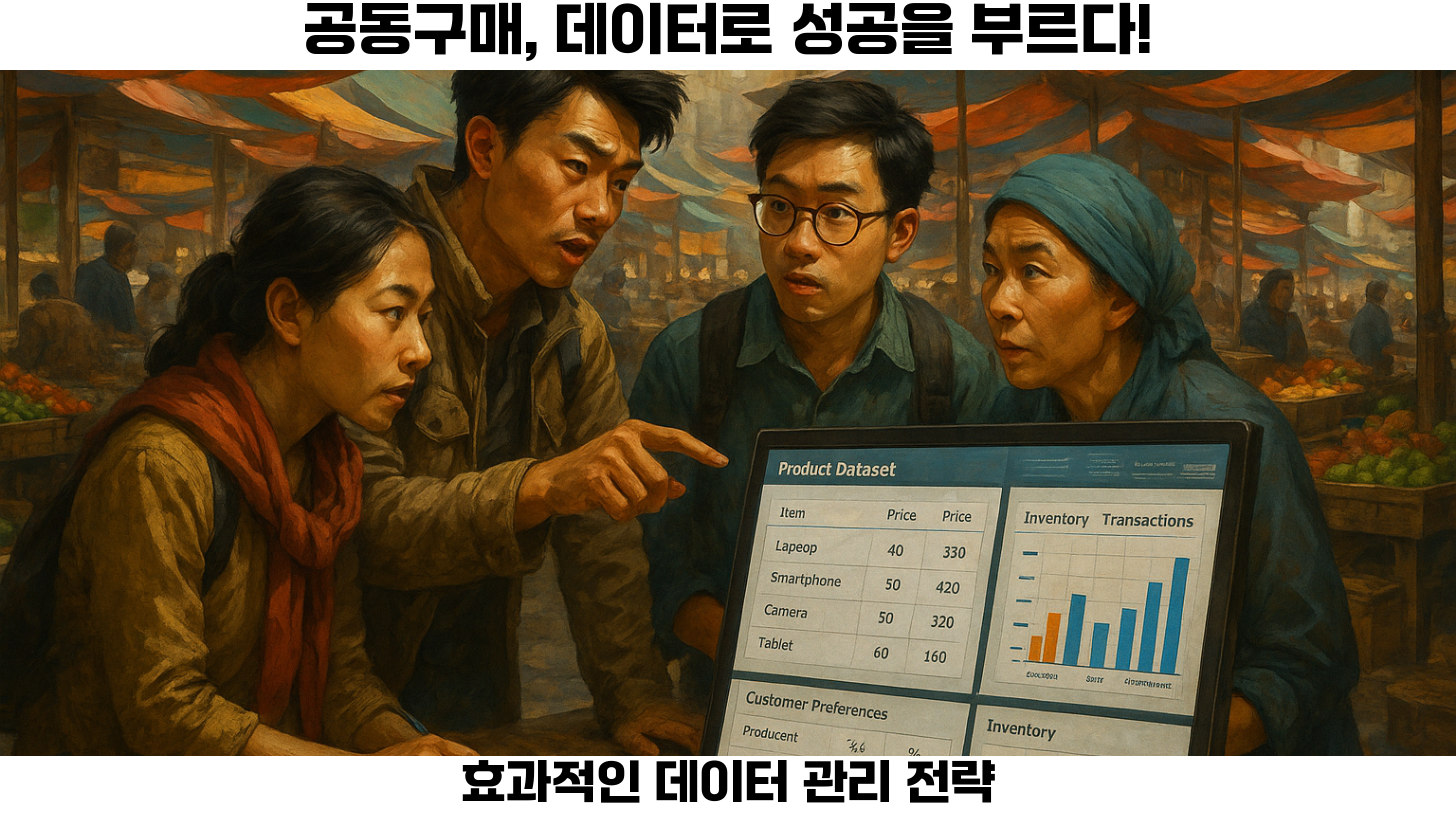 공동구매 자동화를 위한 데이터 관리 방안