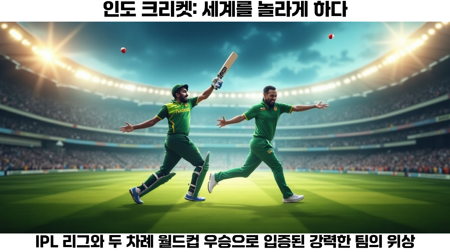 인도 크리켓 팀의 강점과 전략 분석