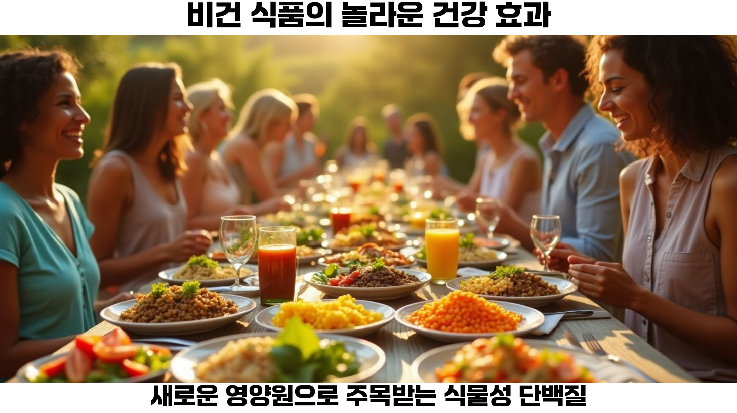 식물성 단백질의 매력: 영양과 맛을 동시에 잡는 방법