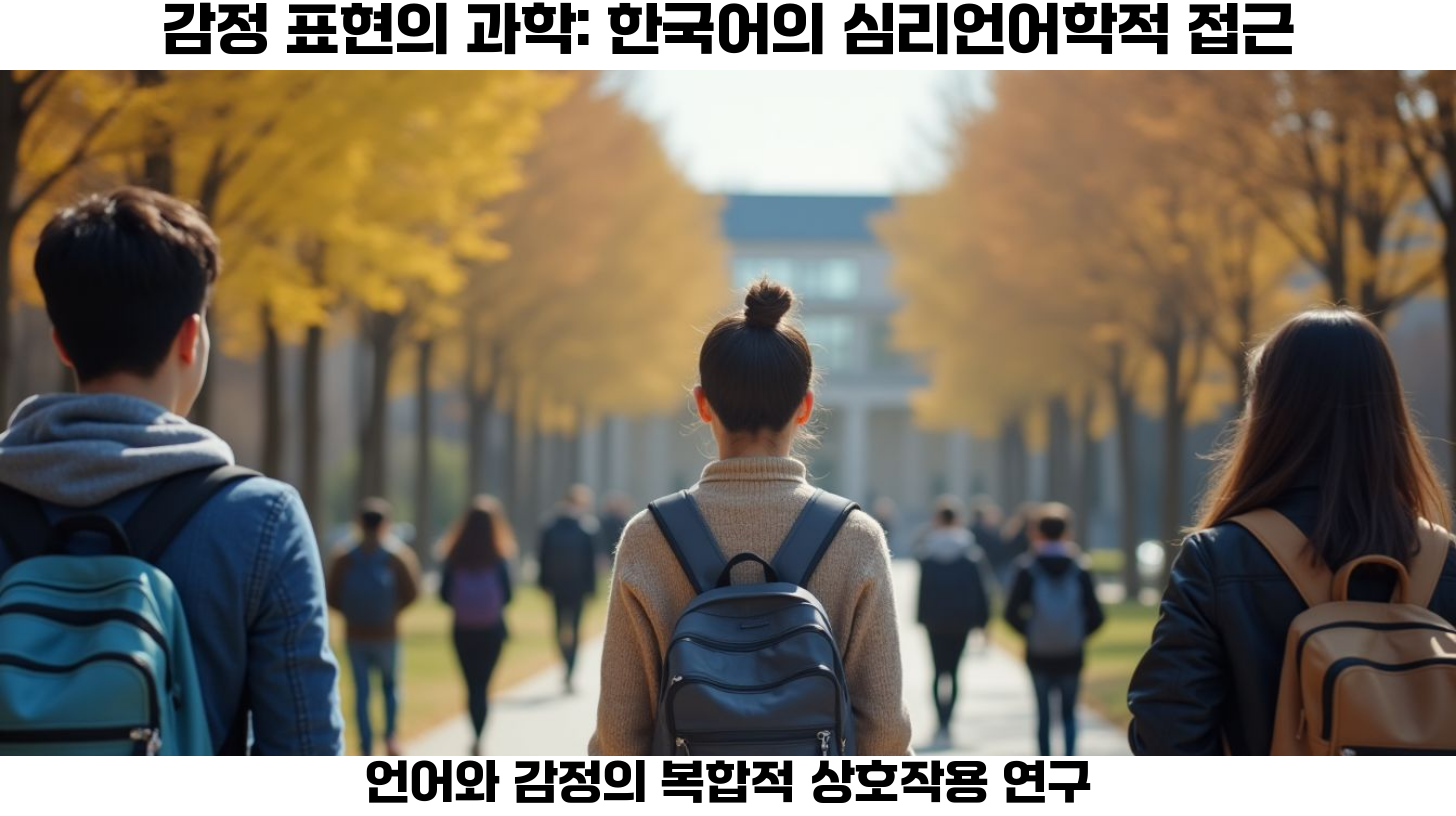 한국어의 감정 표현 연구
