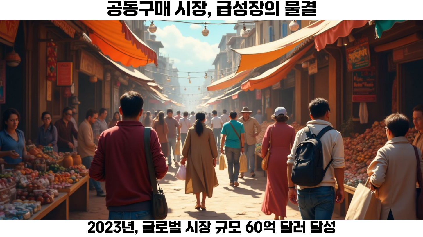 공동구매 시장: 급성장하는 기회의 바다 2 첫번째 최근 몇 년 동안 공동구매 시장은 눈에 띄는 성장을 이뤄내며 많은 관심을 받고 있습니다.