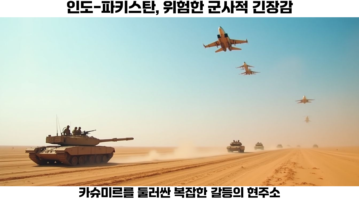 전투기와 탱크의 대규모 군사훈련, 인도 패권성 강화