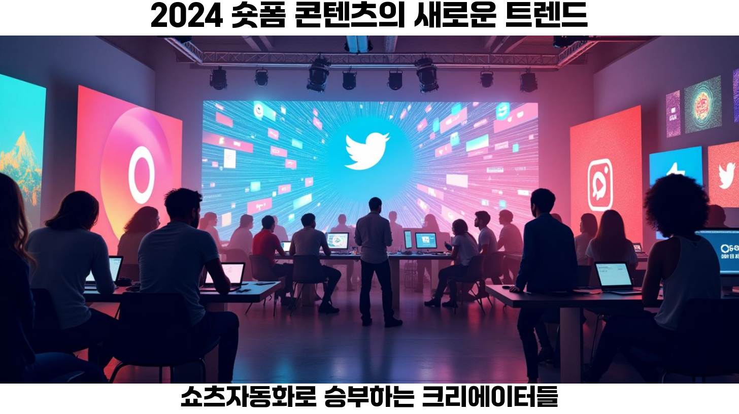 효율적인 숏폼 콘텐츠 제작을 위한 자동화 도구