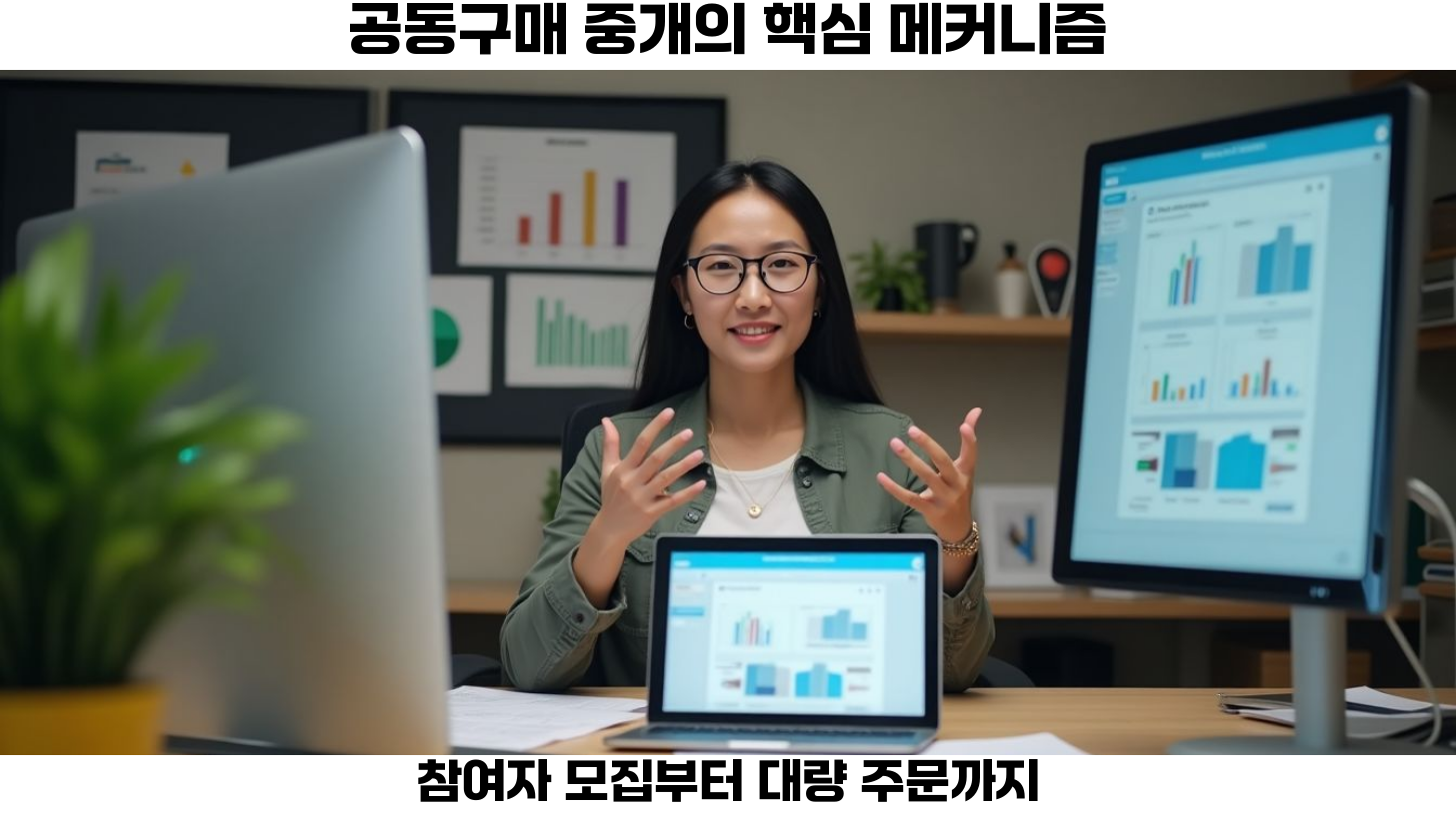 중개자는 구매자들을 모집하고 그들을 통해 구매 대금을 수집합니다. 그리고 이러한 대금을 바탕으로 대량 주문을 진행하여, 상품을 일괄적으로 배송하는 역할을 맡습니다.