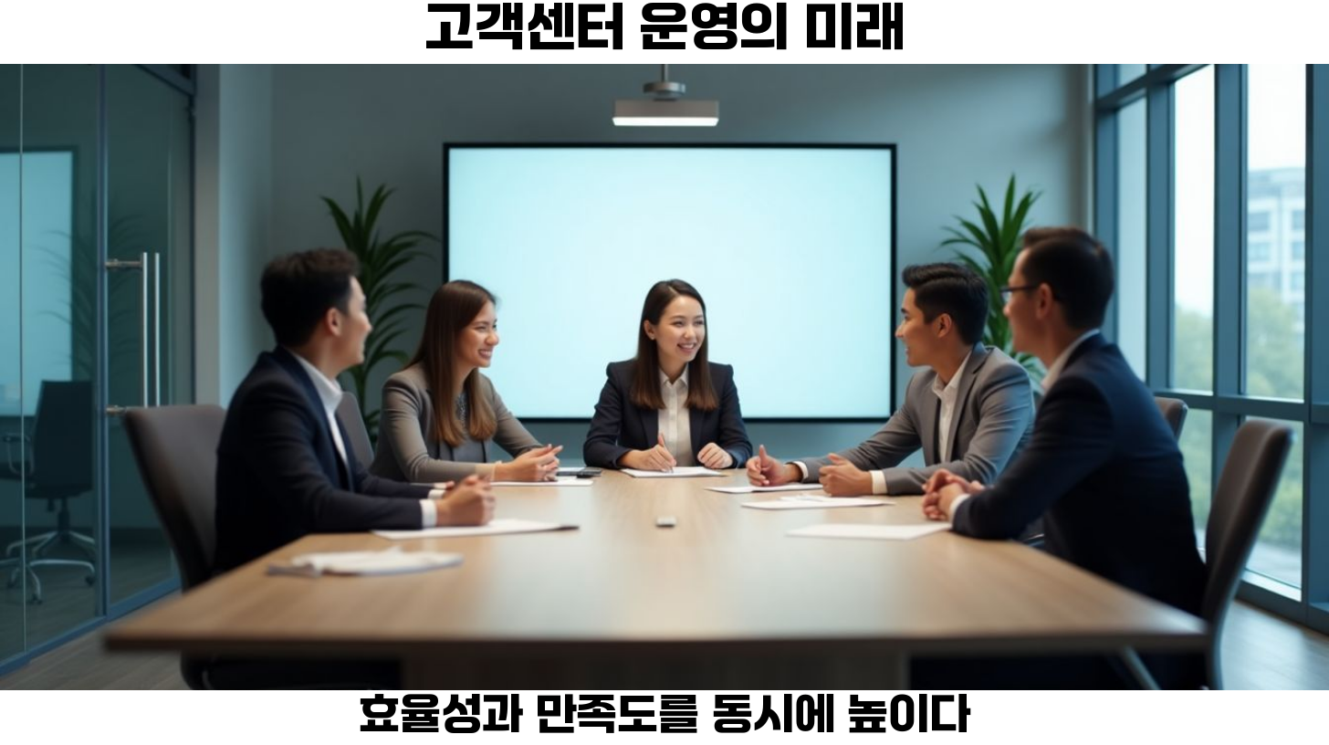 결론적으로 고객 만족도 및 효율성 증대