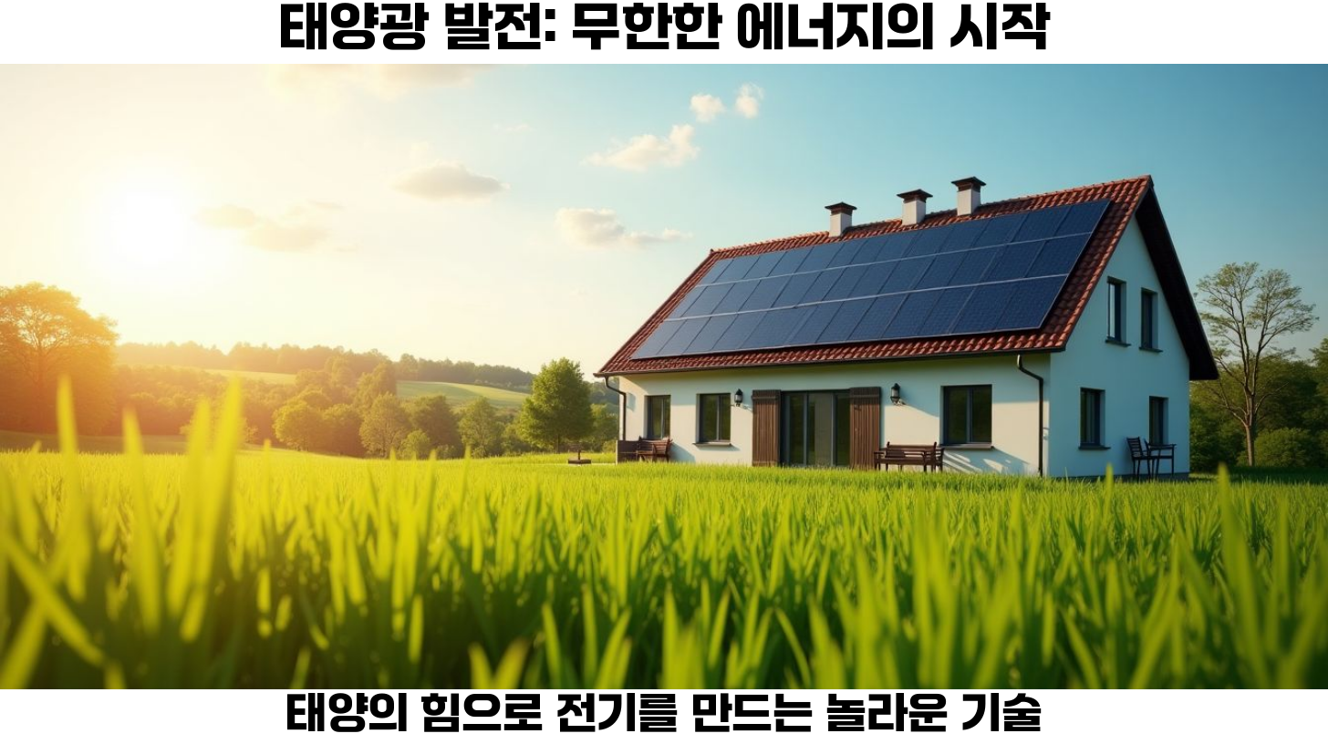 재생 에너지의 미래: 태양광, 풍력, 수소 에너지를 통한 지속 가능한 발전 3 태양광 발전의 혁신: 최신 기술과 응용 사례