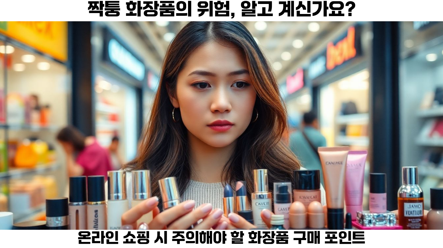 짝퉁 화장품, 어떤 위험이 있을까?